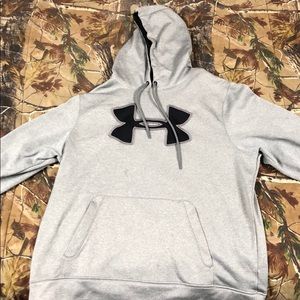 Grey under armour hoodie